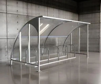 Warland cycle shelter - mild steel outdoor bike storage