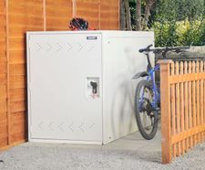 Twin cycle locker - secure bike storage