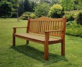 Traditional seat - classic timber park bench - on this page