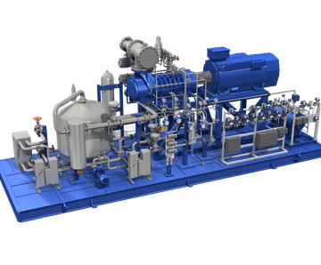 Water-flooded Screw Compressor Series VRW - hydrogen compressor