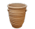 Cassandra - handmade Cretan terracotta planter with organic lines 2