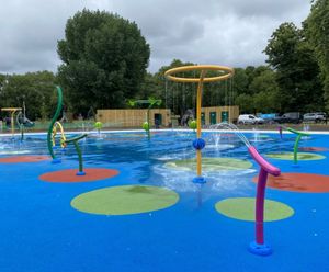 Award-winning water play area created for Clapham Common