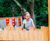 Medieval themed timber play sculpture for historic Warwick Castle 1