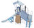J3836-ICE® - multiplay climbing frame with slide 1