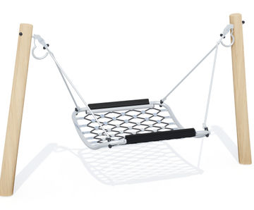 J448® - Robinia wood hammock swing for 5 children