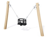 J449 - Robinia timber swing with single cradle seat - on this page