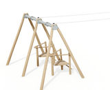 J522 - timber double flying fox for level ground - on this page