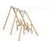 J522 - timber double flying fox for level ground 0