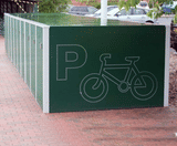 Velo-Box – Single Sided Version - steel bike locker for secure storage - on this page