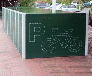 Velo-Box – Single Sided Version - steel bike locker for secure storage