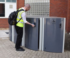 Velo-Safe Locker - steel bike locker for secure cycle storage indoor or out