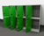 2-Tier Folding Bike Lockers - steel lockers for folding bike storage 1