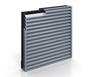 RS-5215 - 54mm blade pitch rain defence louvre with class 2 extract