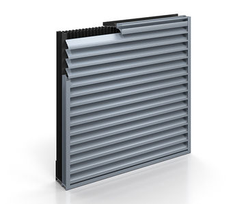 RS-5215 - 54mm blade pitch rain defence louvre with class 2 extract