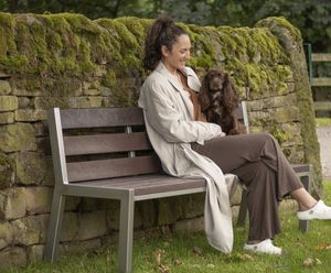 British Recycled Plastic launches long-life stainless steel bench range