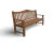 Traditional seat - classic timber park bench 1