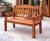 Traditional seat - classic timber park bench 2