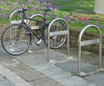 Rounded A Cycle Stand - steel bike rack for secure cycle parking