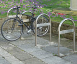 Rounded A Cycle Stand - steel bike rack for secure cycle parking - on this page