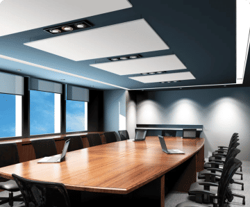 Quietsorba™ Class A rated  acoustic panels for walls and ceilings