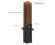 Timber bollard - hardwood bollards for pathways and parks 4