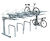 Single top tier cycle rack - space saving bike storage 0