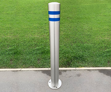Semi dome stainless steel bollards (304)