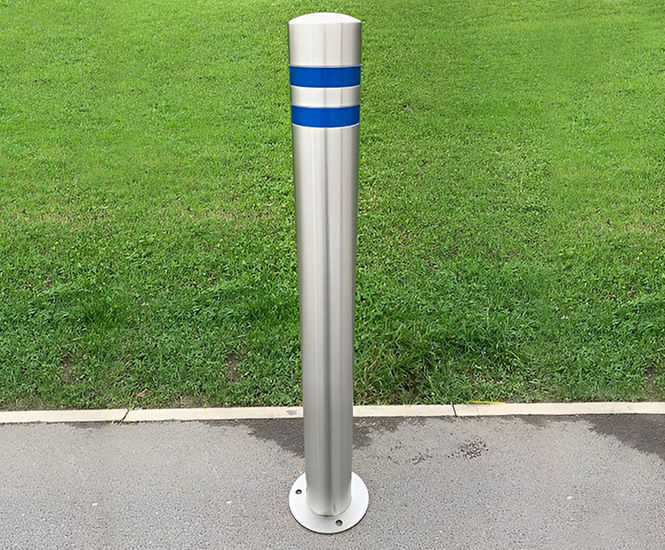 Semi dome stainless steel bollards (304)