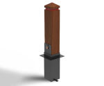 Removable timber bollards