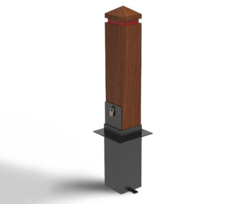 Removable timber bollards