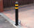 Powder coated steel telescopic bollard 0