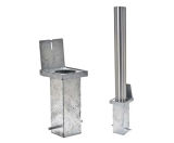 Removable galvanised bollard - on this page
