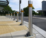 Removable stainless steel bollards