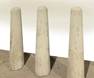 Heavy duty concrete bollards