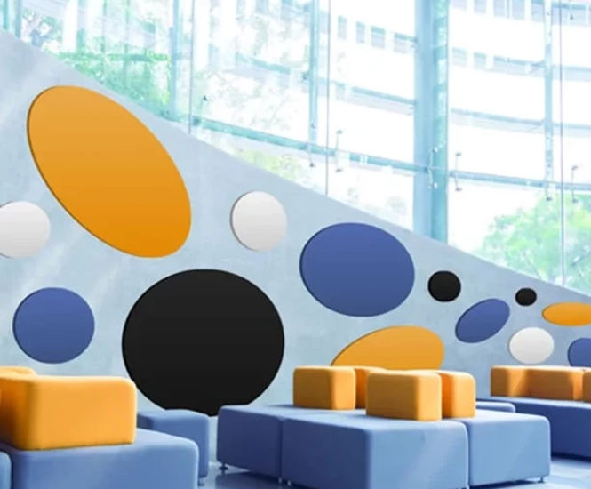 Wallsorba® - recycled glasswool acoustic wall panels