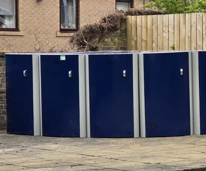 Refurbished Velo-Safe lockers get a new lease of life at Newcaste Uni