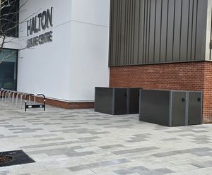 Velo Lockers for secure cycle parking at Halton Leisure Centre