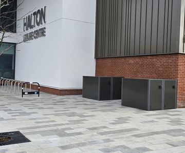 Velo Lockers for secure cycle parking at Halton Leisure Centre