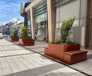 Bespoke planters and street furniture revitalise Blackpool town centre