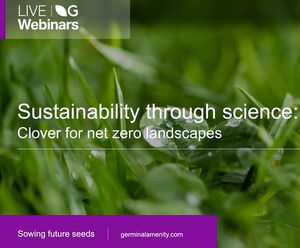 Webinar: Sustainability through science - Clover for net zero landscapes