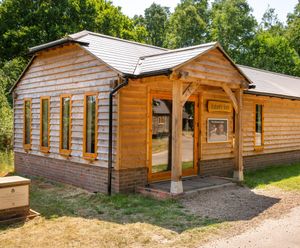Oak-Framed Activity Barn for Walton Firs provided by Round Wood of Mayfield
