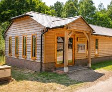 Oak-Framed Activity Barn for Walton Firs provided by Round Wood of Mayfield