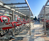 Two tier cycle parking for Southampton Central Railway Station - on this page