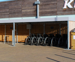 Cycle parking hub for Dalton Park Outlet & Outdoors