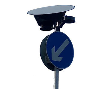 Solar Type A Sign Light 65W - solar-powered post top sign lighting unit