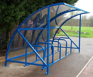 Standard Cycling Shelter - steel bike shelter for outdoor cycle parking