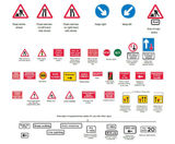 Street Work Temporary Signage - metal roadwork signs with frames - on this page