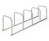 Sheffield Cycle Rack - stainless or galvanised bike storage stand - on this page