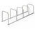 Sheffield Cycle Rack - stainless or galvanised bike storage stand 0