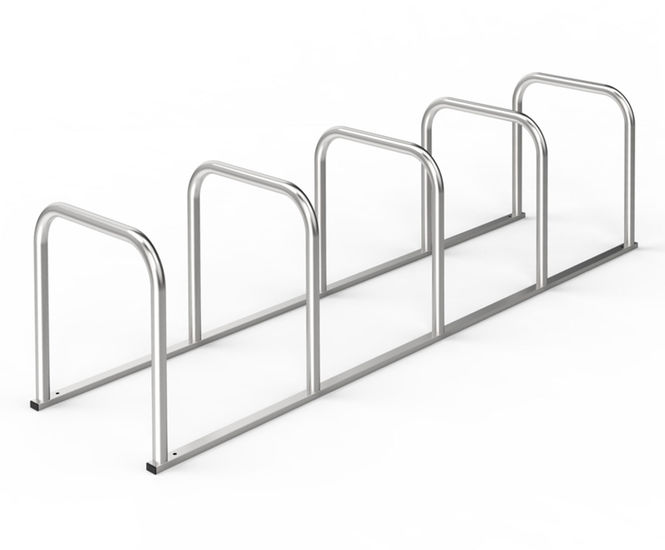 Sheffield Cycle Rack - stainless or galvanised bike storage stand